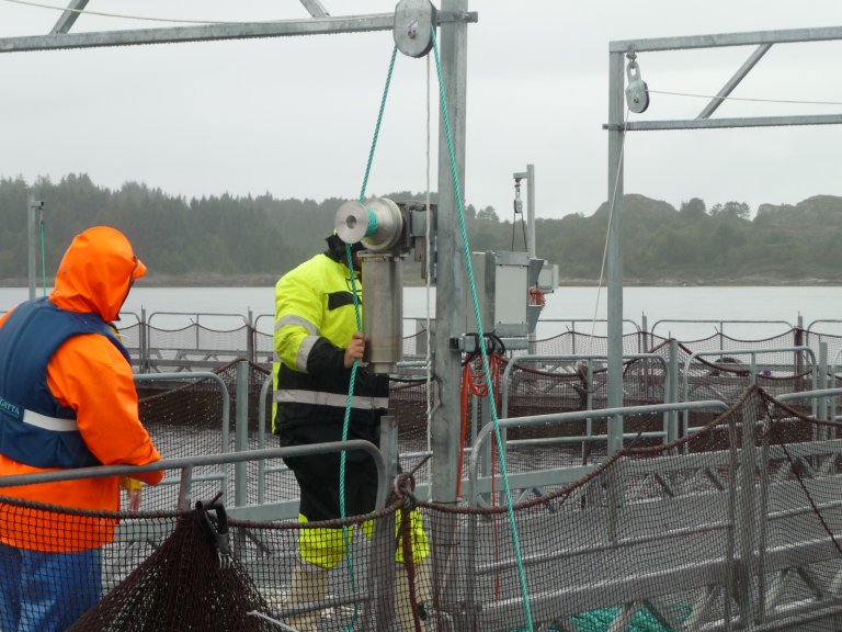 Figur 2: Vinsj for å kjøre inn tau. Foto: © Fiskeridirektoratet