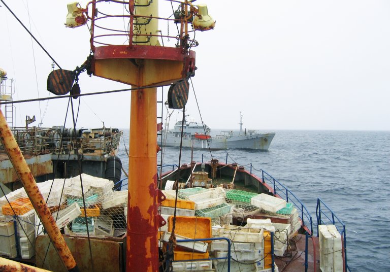 Internasjonal kontroll med Kystvakten. Foto © Fiskeridirektoratet