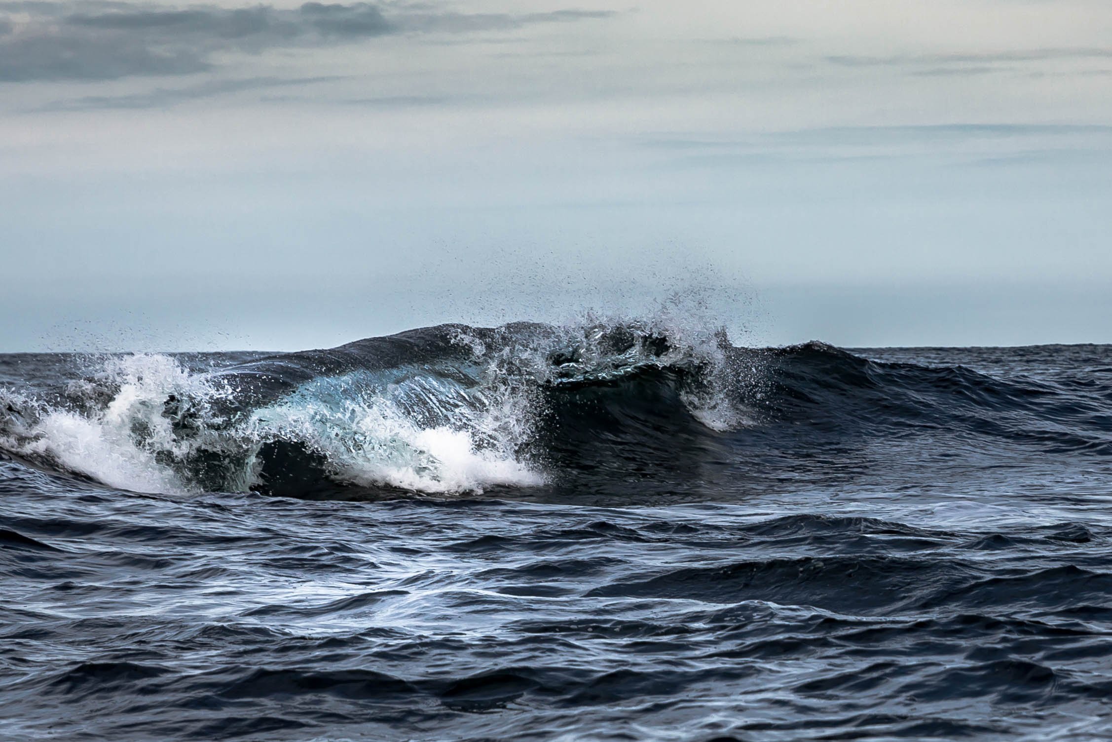 Bølger. Foto: © Roald Hatten