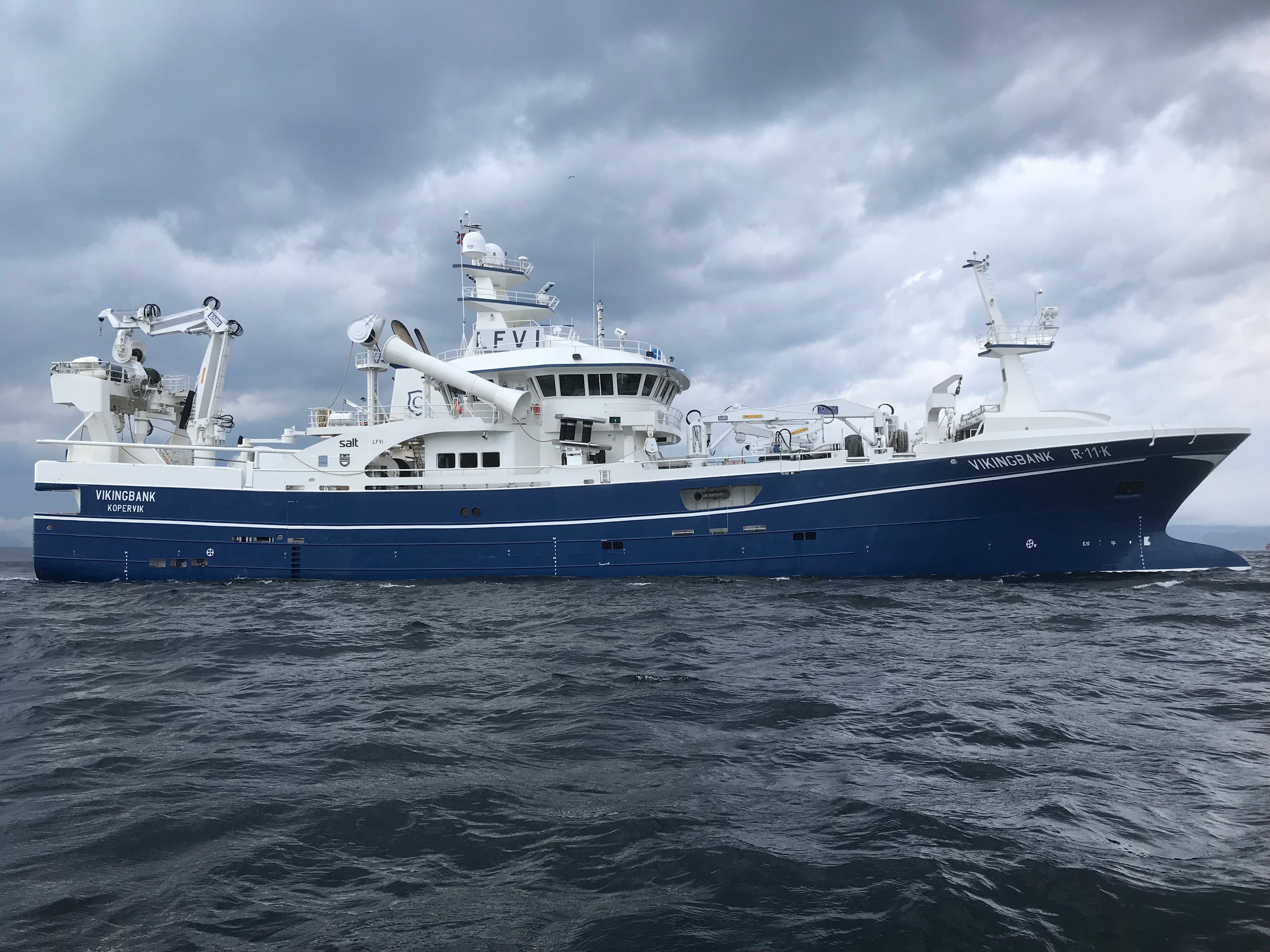 Toktet gjennomføres om bord på fartøyet M/S «Vikingbank». Foto: © Fartøyet.