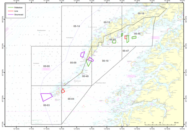 Oversiktskart over lofotforskriften
